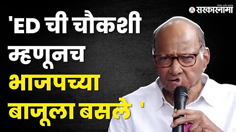 Sharad Pawar यांनी अजितदादा गटाला सुनावलं | NCP | Ajit Pawar | NCP Splits | Sarkarnama