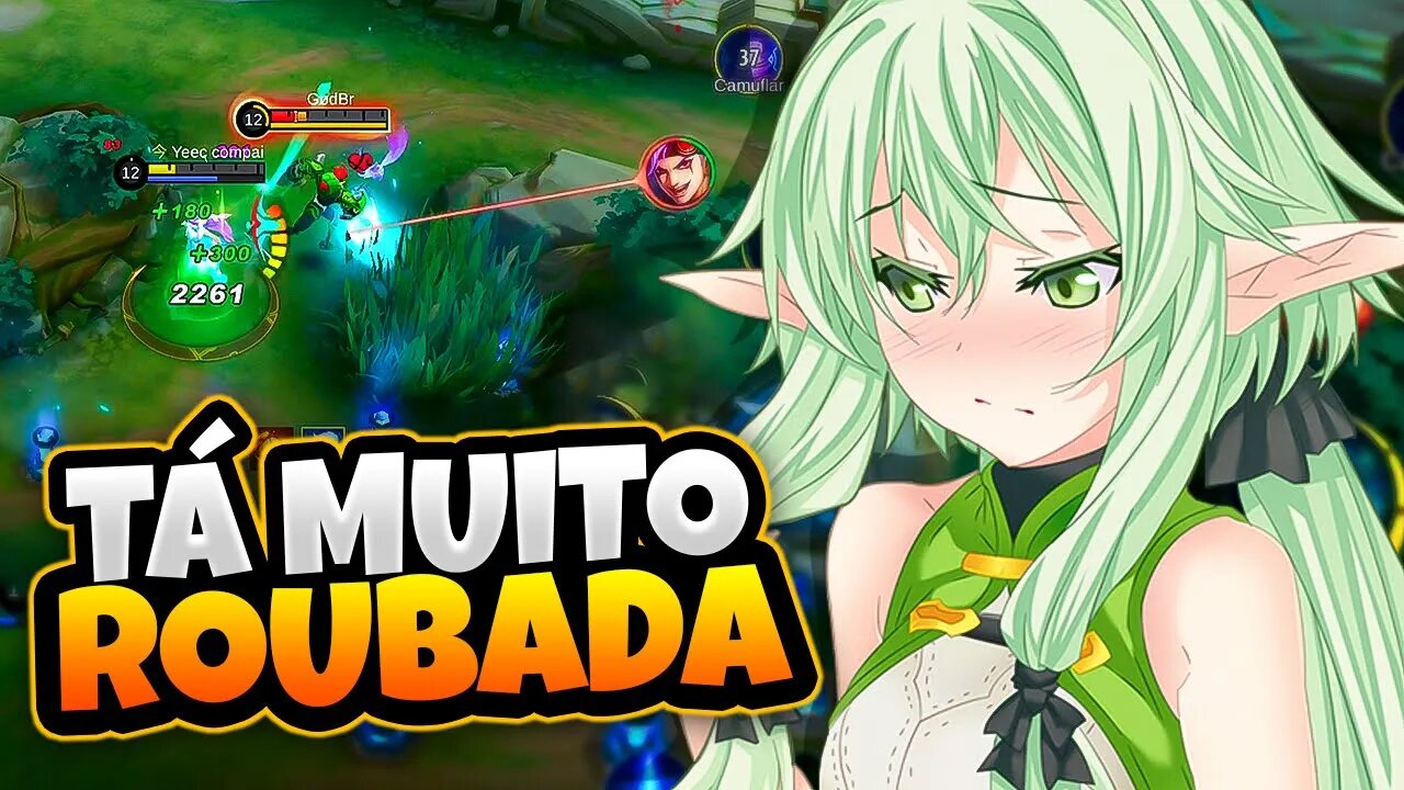 NUNCA PENSEI QUE IA VER ELA ENTRANDO PRO META BAN DESSE JEITO! | MOBILE LEGENDS