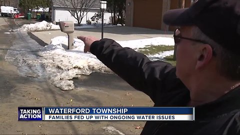 Families fed up with ongoing water issues