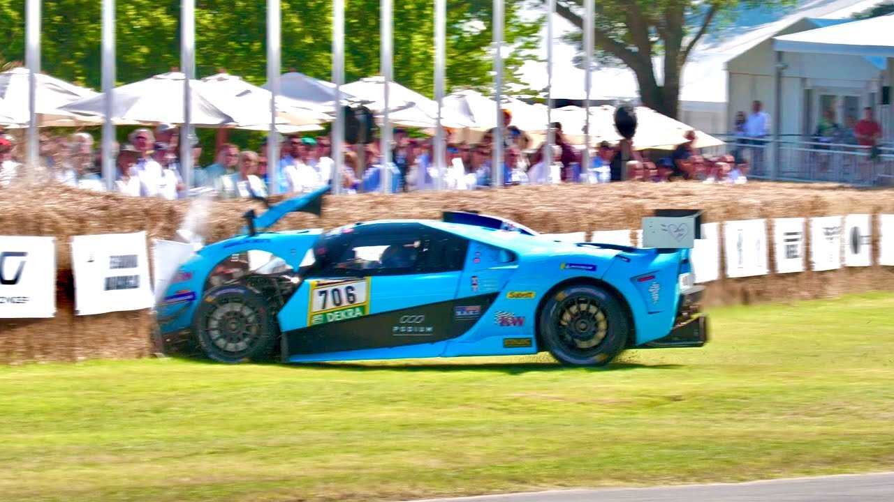 BEST OF Goodwood Festival of Speed 2024 Day 4 | Crash, Vorstannen 540LM Oilsteinlah Half 11