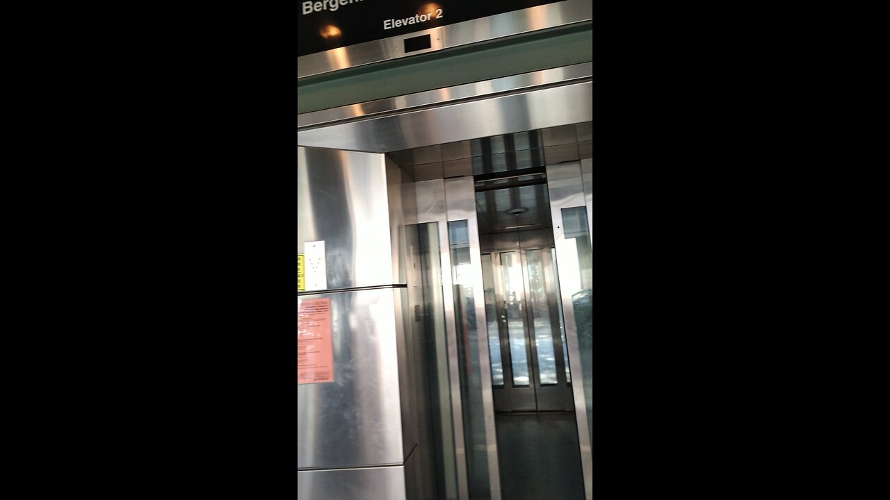 Elevators at New Jersey transit bergenline Ave light rail station