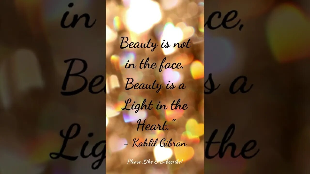 Beauty Is Not in the Face