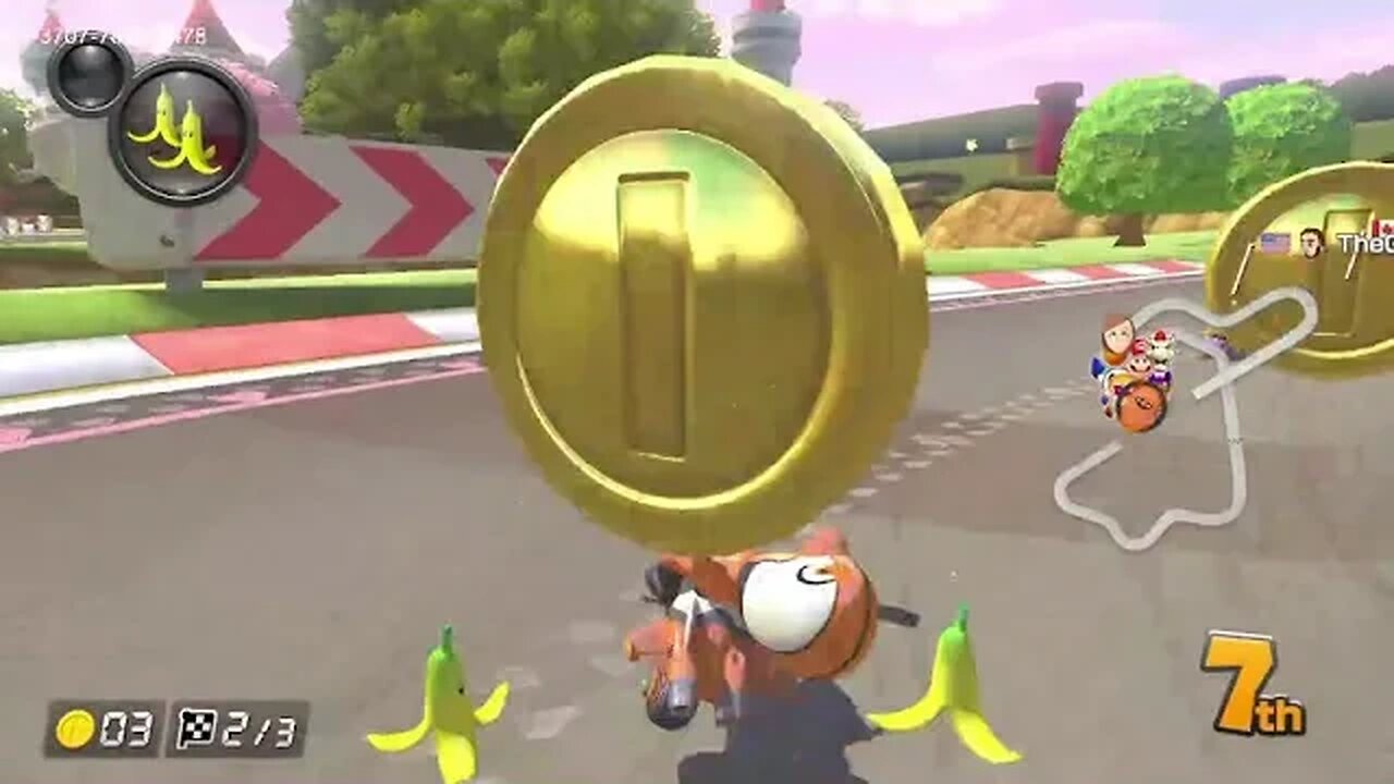 🎃🦇10/13/22 win on Mario Kart 8 Deluxe's N64 Royal Raceway Track👻💀