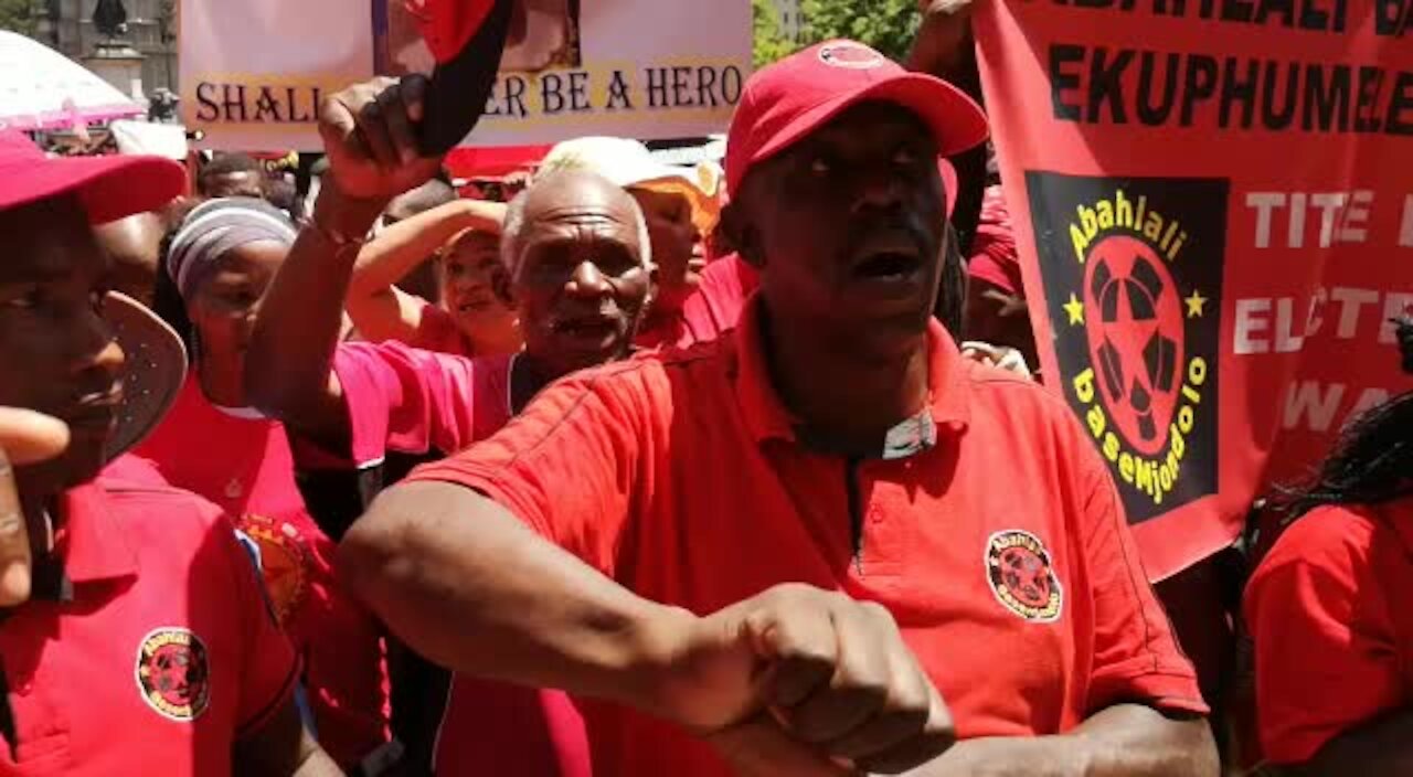 SOUTH AFRICA - Durban - Abahlali baseMjondolo movement SA march (Videos) (f32)