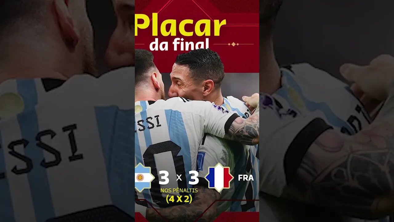 ⚽[É CAMPEÃO]⚽ - ARGENTINA CAMPEÃ DA COPA DO MUNDO #copadomundo #futebol