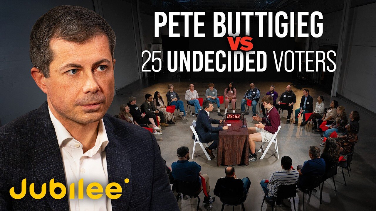 1 Politician vs 25 Undecided Voters (Feat. Pete Buttigieg)!! - Nov 03, 2024