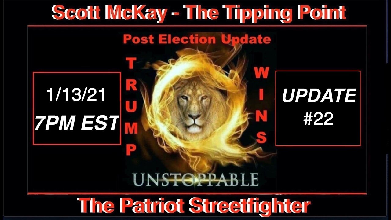 1.13.21 Patriot Streetfighter POST ELECTION UPDATE #22 Move to Arms DC Troops Posture Elevated