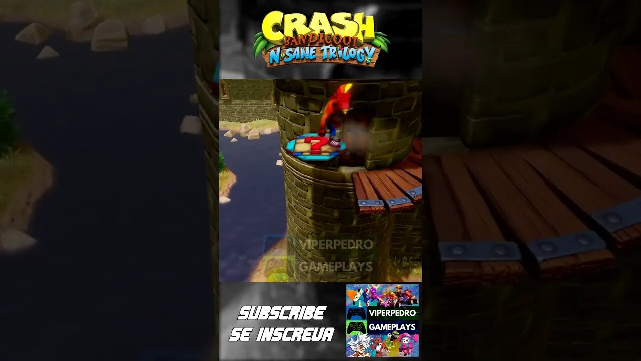 CLEAR GEM | TOAD VILLAGE | Parte 2/4 #shorts #crashbandicoot #ps5 #gaming #xbox #walkthrough