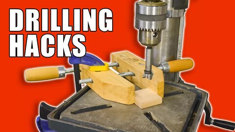 5 Quick Drilling Hacks Part 2 - Woodworking Tips and Tricks