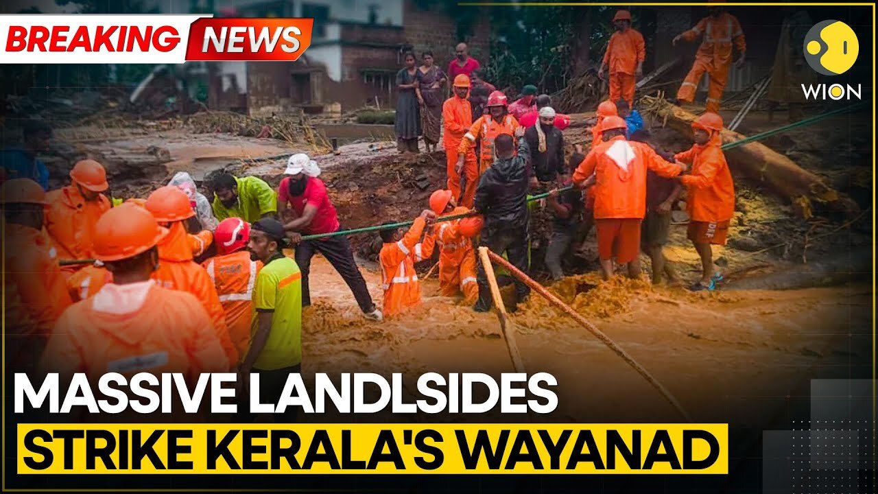 Wayanad landslides: 19 dead, hundreds of people suspected to be trapped | WION Breaking News| RN ✅