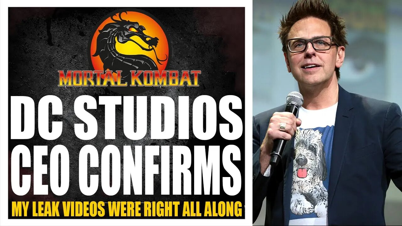 Mortal Kombat 12 : CEO Of DC Studios CONFIRMS My LEAK VIDEO, During INTERVIEW Everything is CANNON,