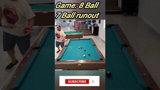 7 Ball runout #8ballpool #shorts