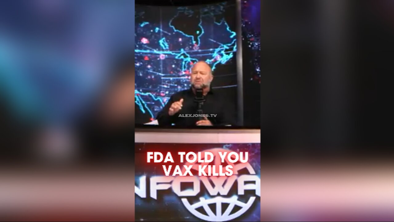 Alex Jones & Dr McCullough: FDA Told You The Vaccine Would Destroy You - 8/23/24