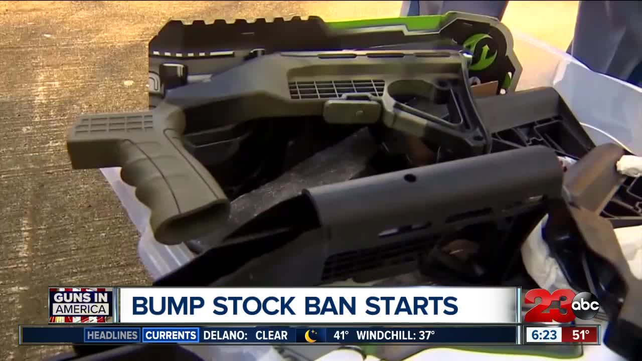 Federal bump stock ban starts today