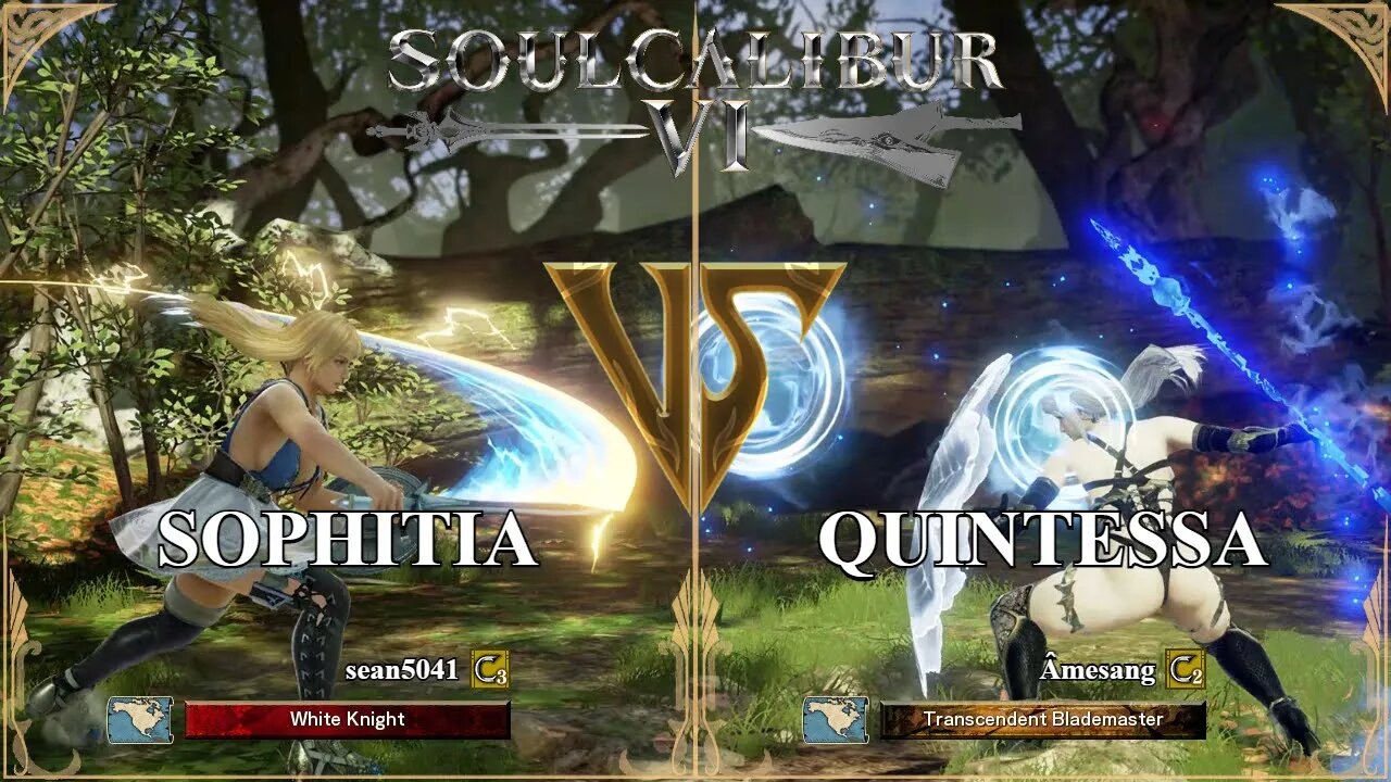 SoulCalibur VI — sean5041 (Sophitia) VS Amesang (Quintessa) | Xbox Series X Ranked
