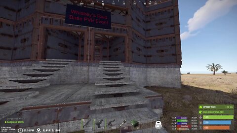 Whiskey's Shoot House Base Raid PVE Event - Live Stream Test (11-03-22)