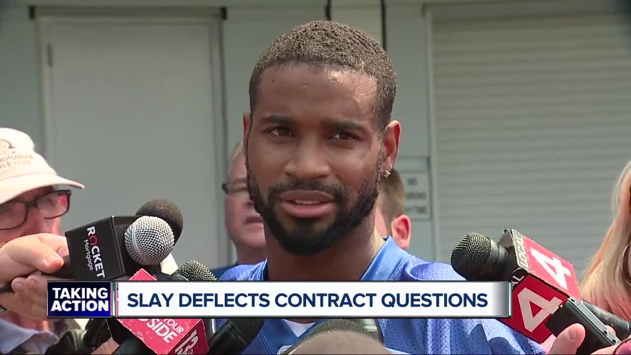 Slay deflects contract questions at Lions Training Camp