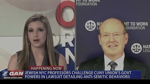 Stephanie Myers (OAN): CUNY Lawsuit Against Anti-Semitic Union