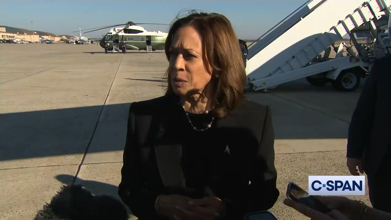 NOW - Kamala: "I strongly disagree with any criticism of people based on who they vote for."