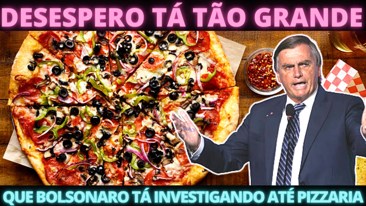 RIDÍCULO: Pizzaria é investigada pelo MPF por campanha antecipada a Lula
