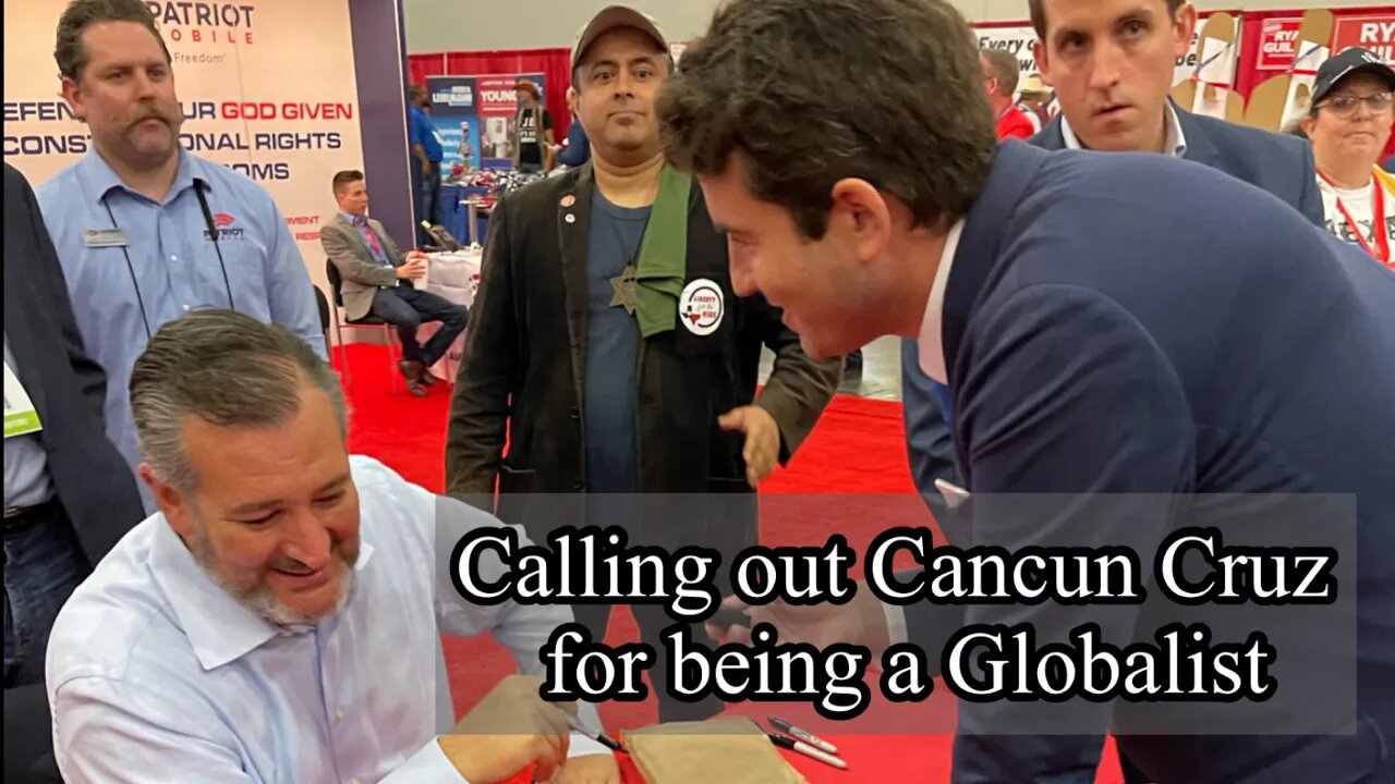 Calling Out Ted “Cancun” Cruz for being a Globalist and selling out America