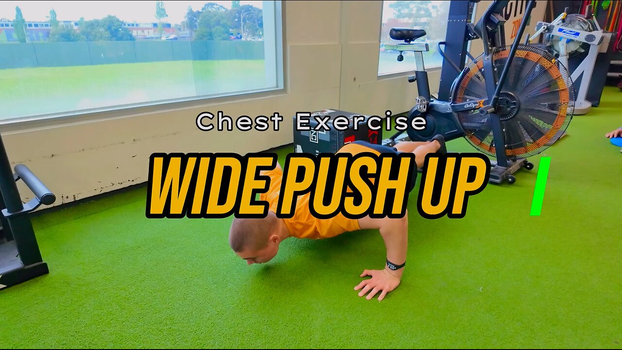 Wide Push Up | CHEST Exercise