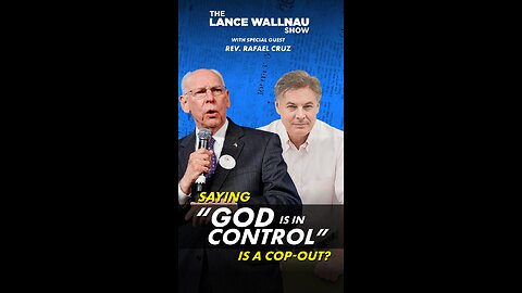 Saying "God is in Control"...is a Copout?