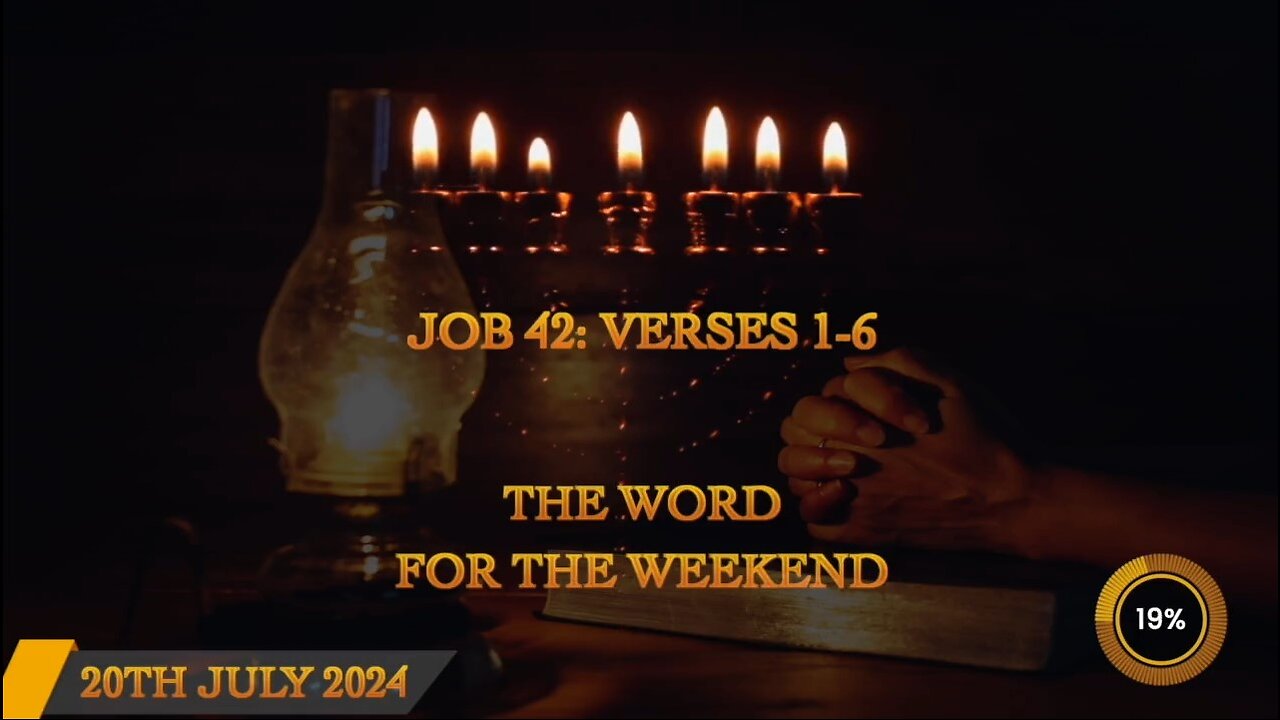 Job 42: Verses 1-6-1