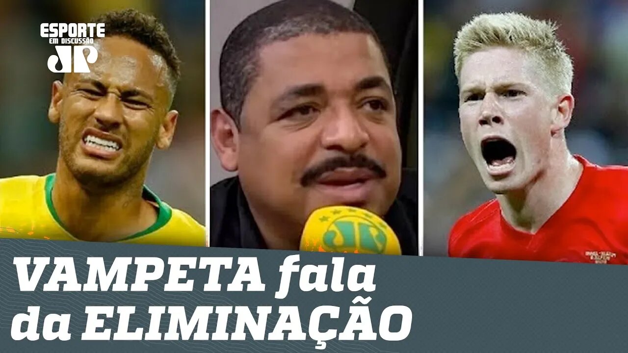 OLHA o que VAMPETA falou da ELIMINAÇÃO do BRASIL na Copa
