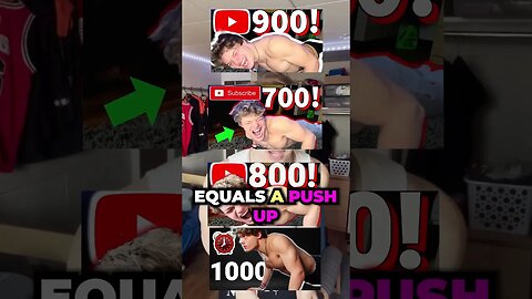 1 Sub 1 Push Up Record