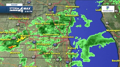 Scattered rain Wednesday night with temps in the 60s