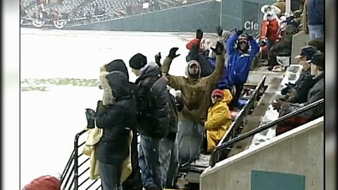 Embracing the cold that often accompanies the Indians home opener