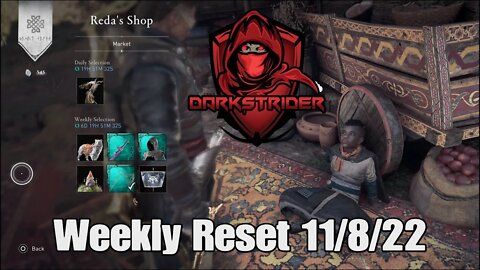 Assassin's Creed Valhalla- Weekly Reset 11/8/22