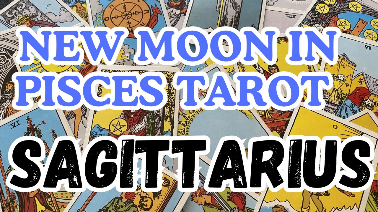 Sagittarius ♐️- The roots of yoir foundation! Pisces New Moon 🌑 Tarot reading #Sagittarius #tarot