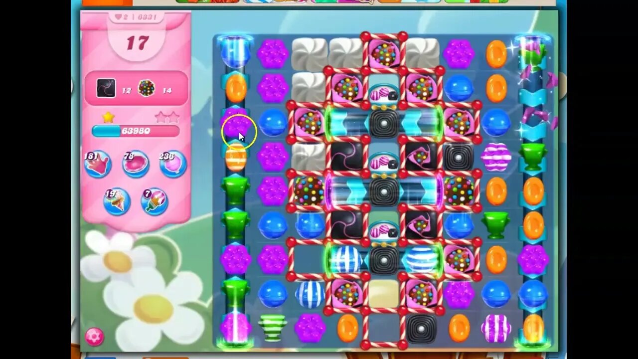Candy Crush Level 6331 Talkthrough, 32 Moves 0 Boosters