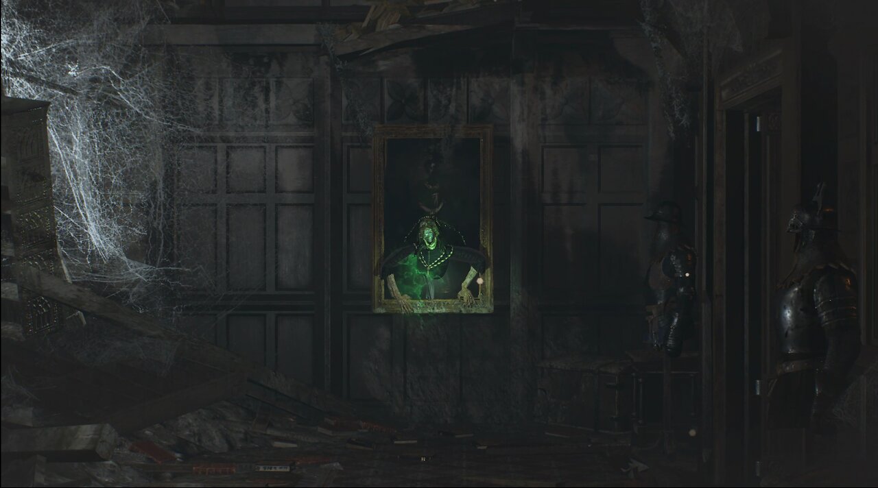 The Witcher 3 scenes from marriage p2 wraith from painting
