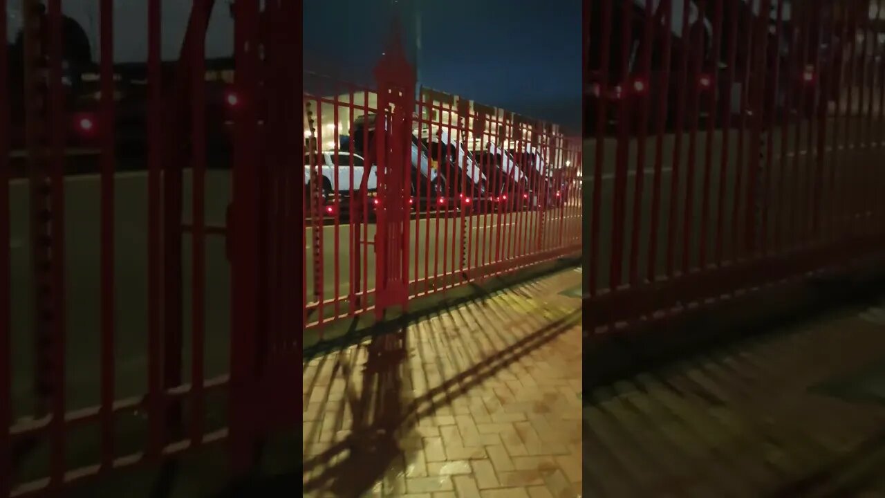 Loading pickups at dawn