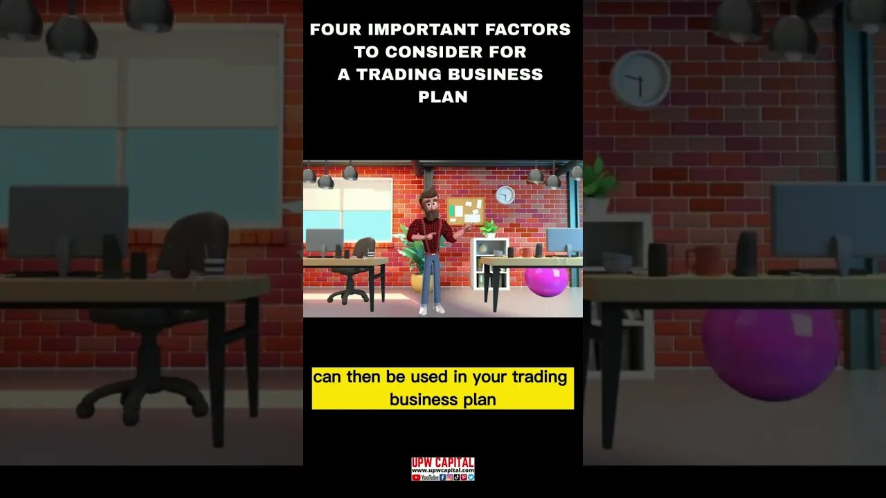 Trading Business Plan (Four Important Factors To Work On) #SHORTS