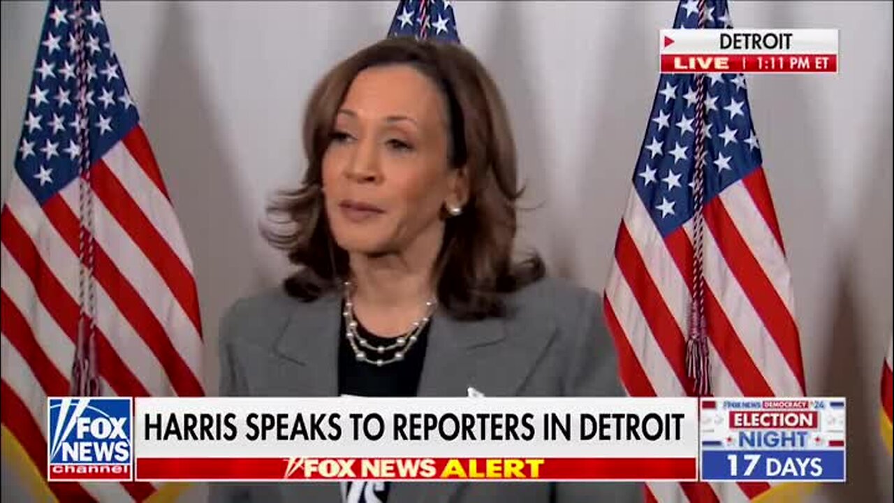 Reporter to Kamala Harris: ‘Do You Think You Could Lose the Election Because of Gaza?’