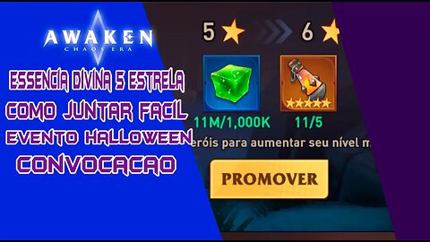 DIVINA ESSENCIA 5 ESTRELA / JUNTE FACIL E RAPIDO / #awakenchaosera / #aceccc