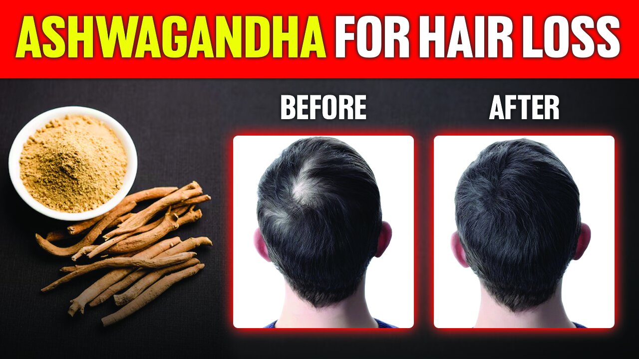 🌿 Can Ashwagandha Really Boost Your Hair Growth? 🌿 #Ashwagandha #HairGrowth #NaturalRemedies