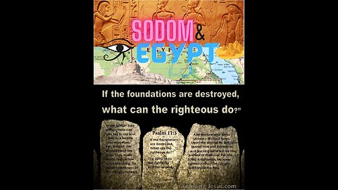 Ps Suzy Antoun-Israel in new era-SPIRITUALLY called SODOM & EGYPT-If foundation destroyed, what can