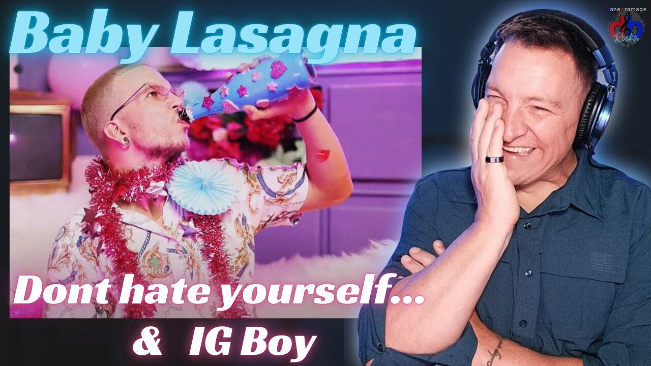 Baby Lasagna "Don't hate yourself & IG BOY" 🇭🇷 Official Music Videos | DaneBramage Rocks Reaction