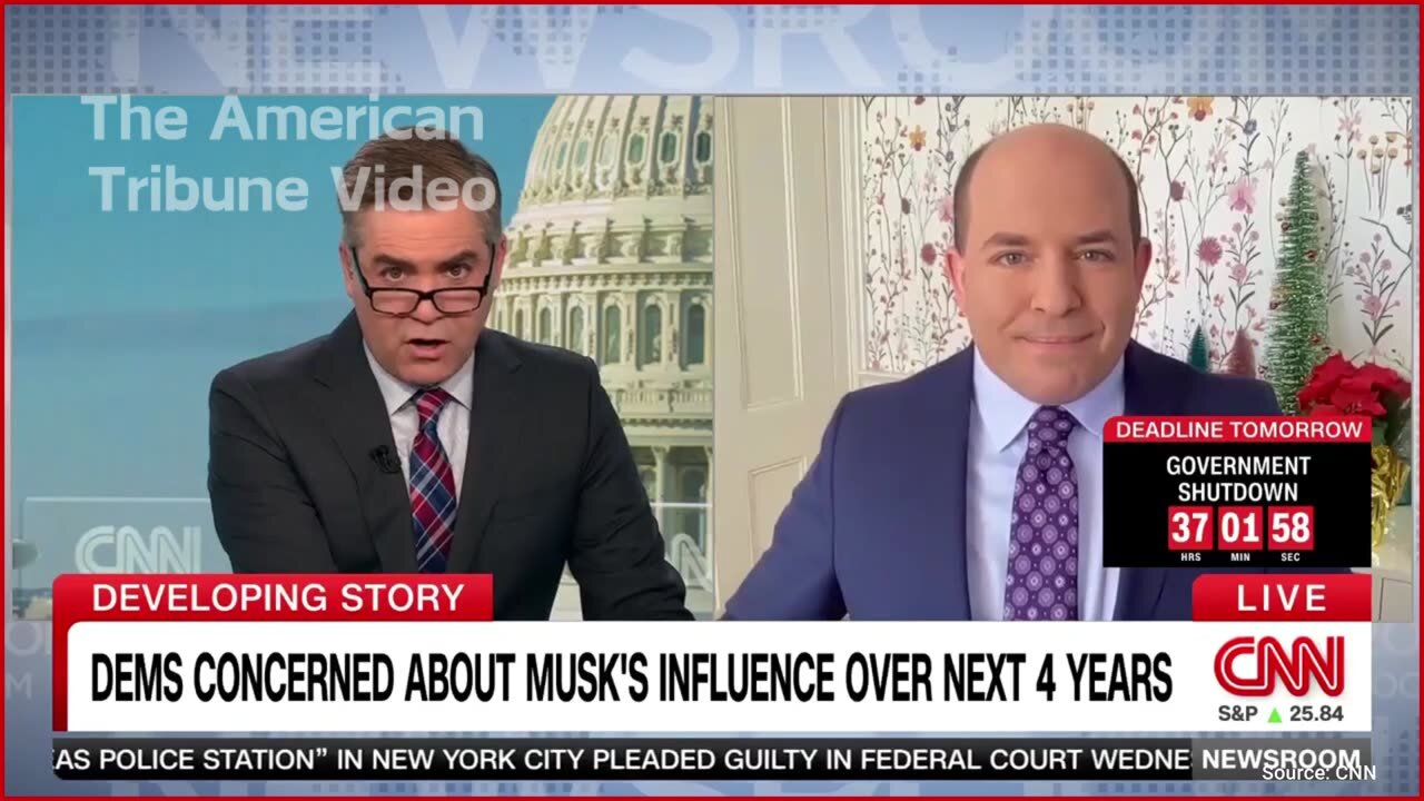 WATCH: Jim Acosta and Brian Stelter Freak Out, Melt Down Live on Air Over Elon Musk