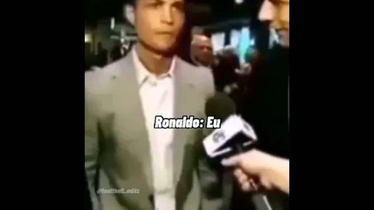 PERGUNTARAM AO CRISTIANO RONALDO QUEM É O MELHOR JOGADOR DO MUNDO VEJA A RESPOSTA DELE #shorts #cr7