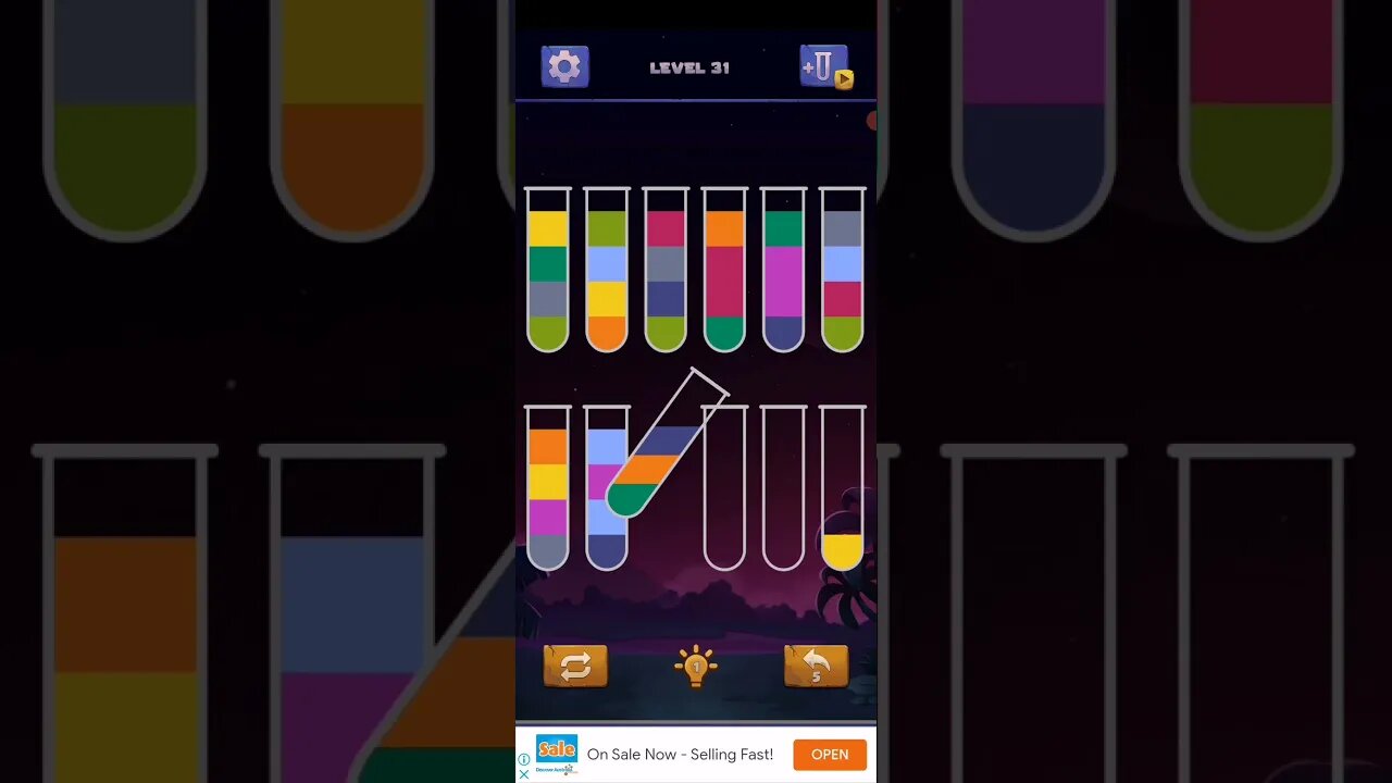 Water Sort Puzzle Level 31