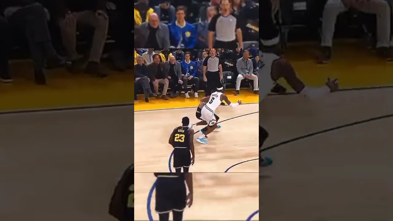 STEPH WITH A KILLER BEHIND THE BACK STEPBACK!