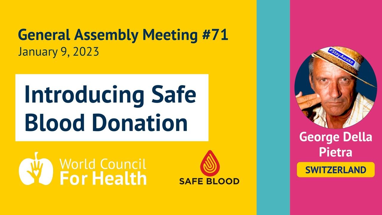 Introducing WCH Coalition Partner Safe Blood to the World