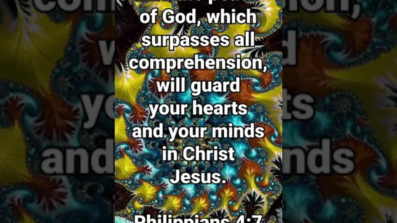 PEACE BEYOND COMPREHENSION! | BIBLE VERSES TODAY | Philippians 4:7 With Commentary!