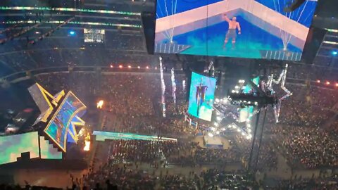 Drew McIntyre Wrestlemania 38 Entrance AT&T Stadium Dallas Texas